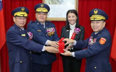 南投縣警察局長交接　許淑華縣長有所期許